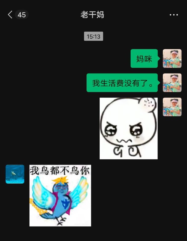 你鸟鸟我 #聊天记录