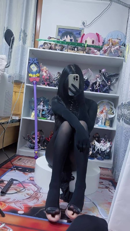 潮流飞机鞋 #黑丝